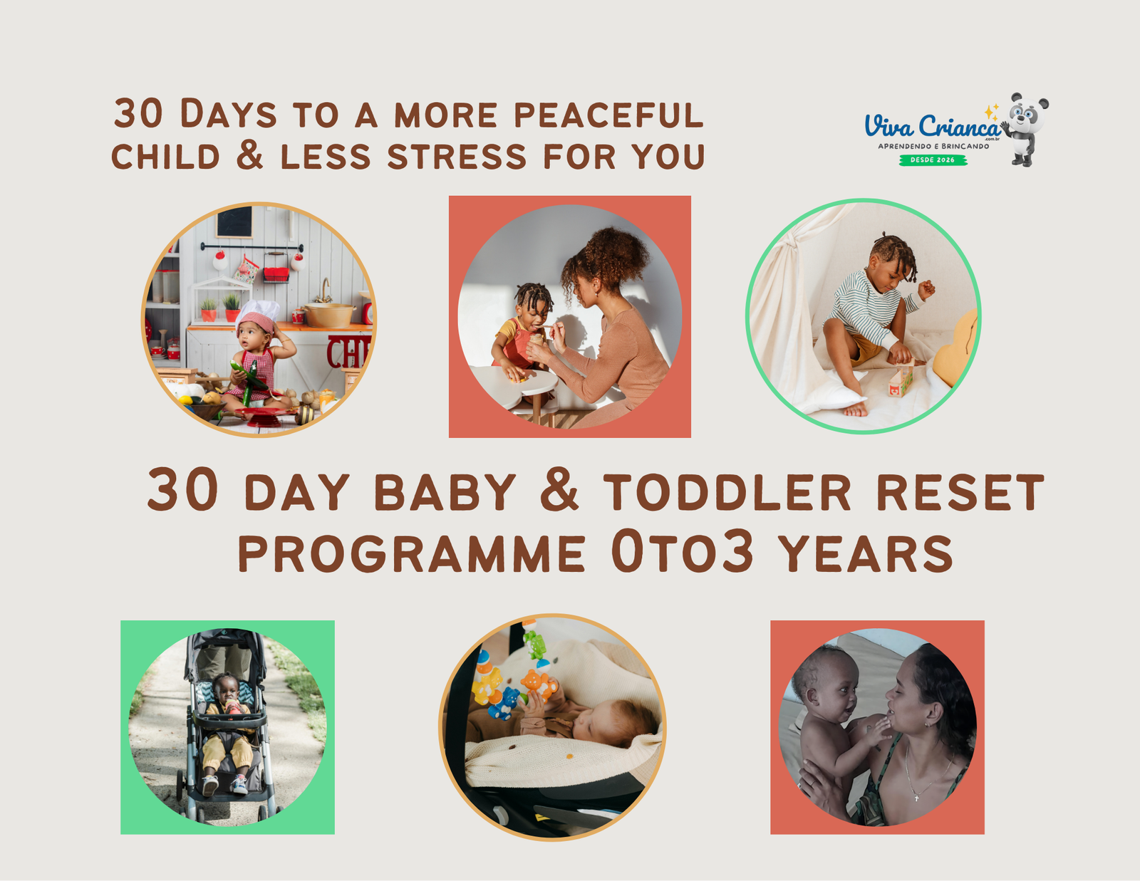 bright colorful mother and baby photo book